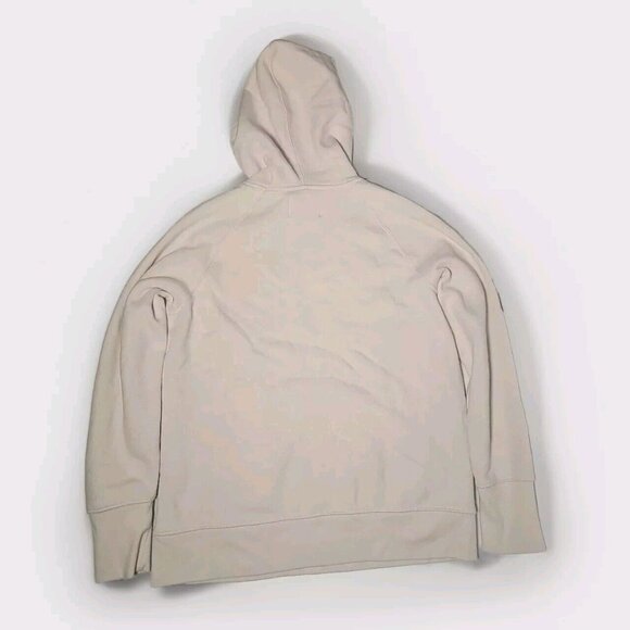 Champion Hoodie Size S White Blue Logo Kangaroo Pouch Long Sleeve Sweatshirt - Picture 3 of 8